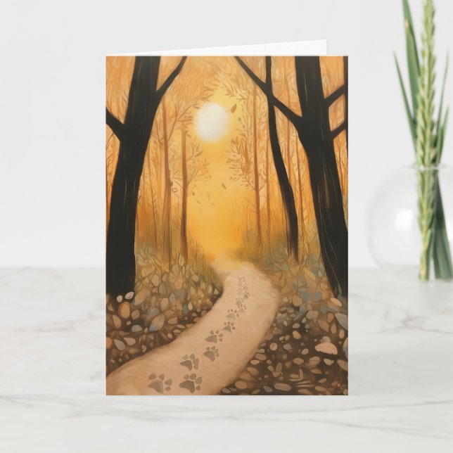 Beileidsbekundung Karte (Vorderseite)