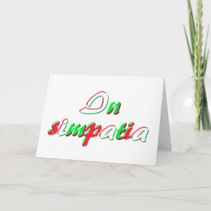 Beileidskarte Karte