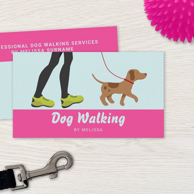 Beine und ein Niedlicher brauner Hund - Hundeschli Visitenkarte (Von Creator hochgeladen)