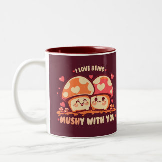 Being MUSHy with you Zweifarbige Tasse
