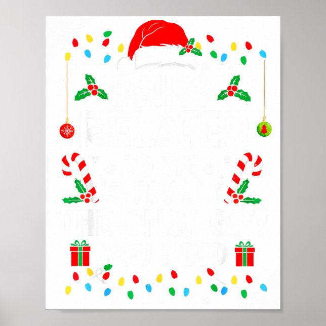 Being Related To Me Is Really The Only Gift Christ Poster (Vorne)