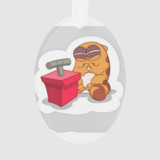 Beinkatzen-Weihnachtsverzierung Ornament