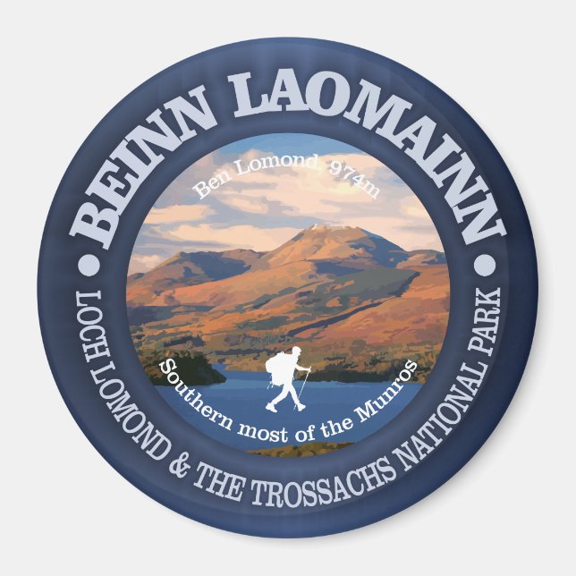 Beinn Laomainn (Ben Lomond) Magnet (Vorne)