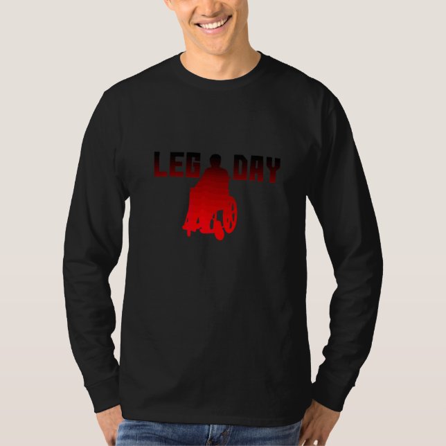 Beintag Rollstuhlfahrer      T-Shirt (Vorderseite)