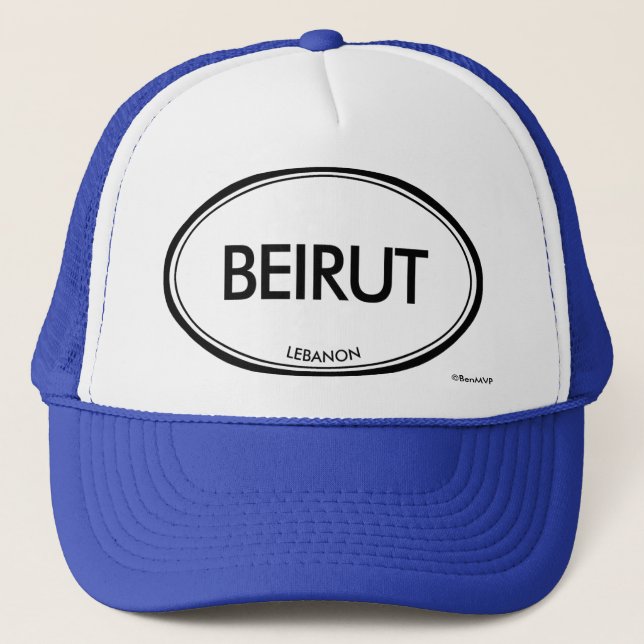 Beirut, der Libanon Truckerkappe (Vorderseite)