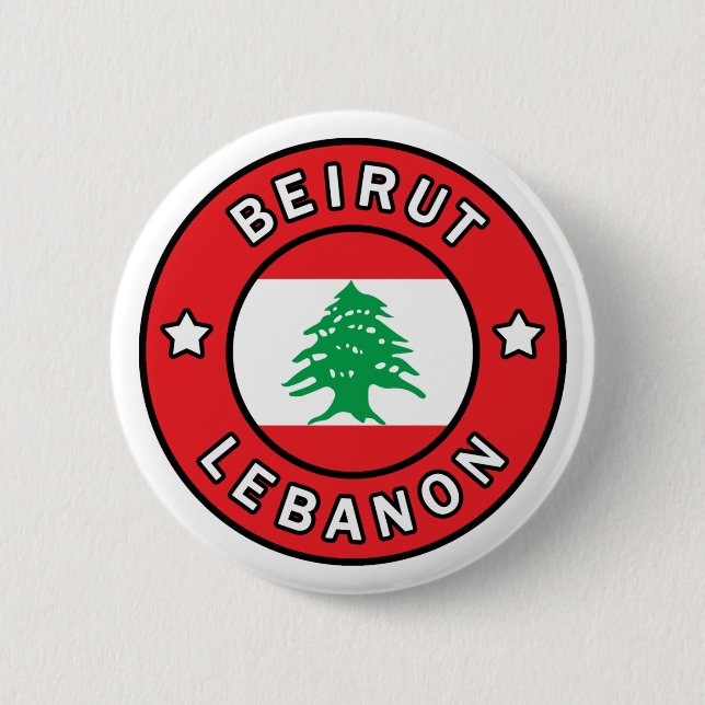 Beirut Libanon Button (Vorderseite)