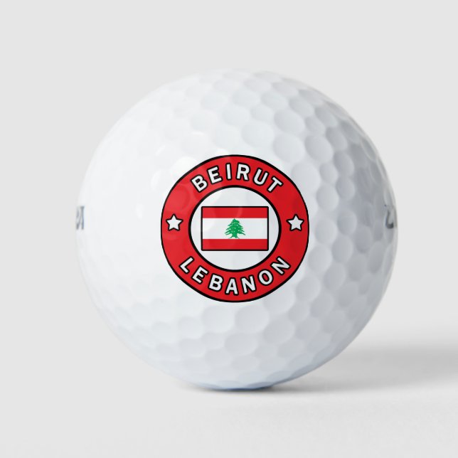 Beirut Libanon Golfball (Vorderseite)