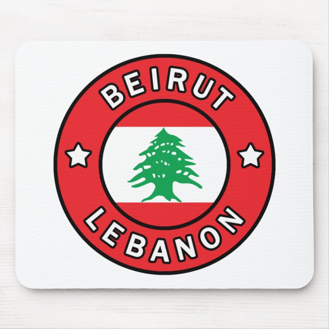 Beirut Libanon Mousepad (Vorne)