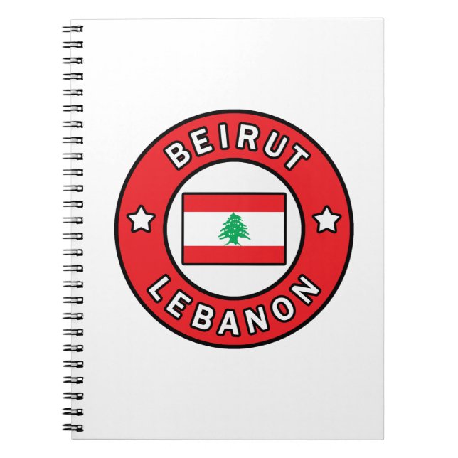 Beirut Libanon Notizblock (Vorderseite)