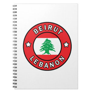Beirut Libanon Notizblock