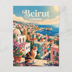 Beirut Libanon Postkarte