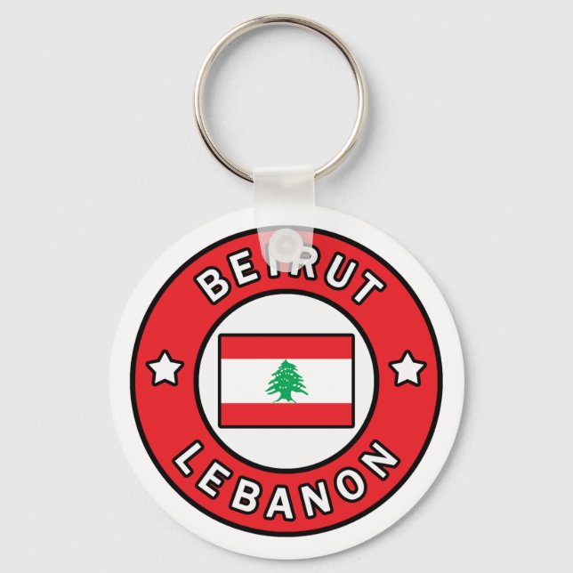 Beirut Libanon Schlüsselanhänger (Vorderseite)