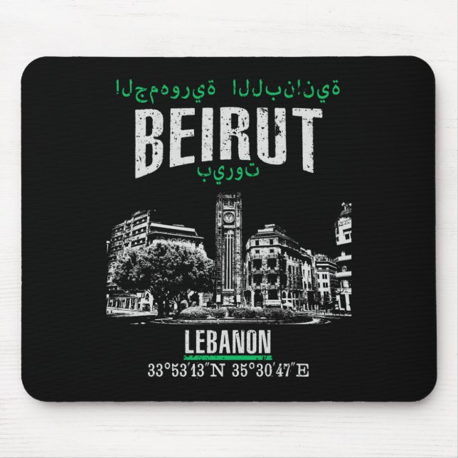Beirut Mousepad (Vorne)