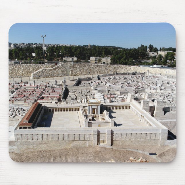 Beis HaMikdash (Heiliger Tempel in Jerusalem) Mousepad (Vorne)