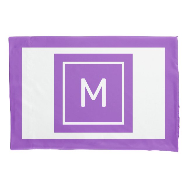 Beispiel für benutzerdefinierte Monogramme und Nam Kissenbezug (Vorderseite)