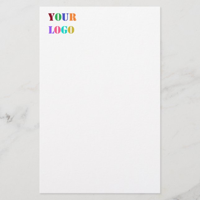 Beispiel für das Logo für Unternehmen Briefpapier (Vorderseite)