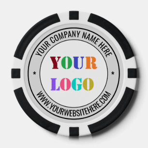 Beispiel für das Logo Ihres Unternehmens für Poker Pokerchips