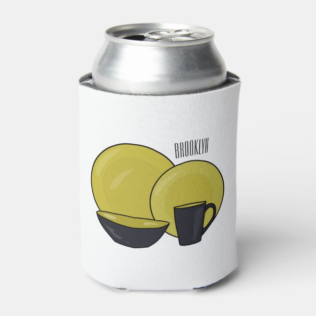 Beispiel für das Set von Tableware Cartoon Dosenkühler (Kanne Vorderseite)