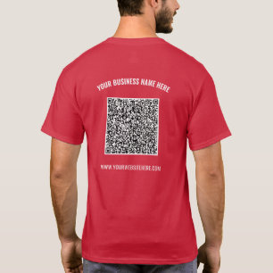 Beispiel für den benutzerdefinierten QR-Code für d T-Shirt