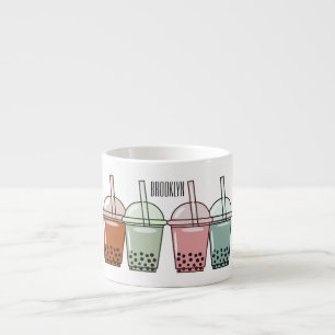 Beispiel für den Cartoon von Bubble Tee Espressotasse