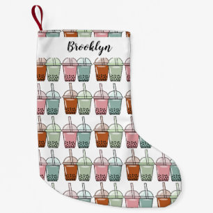Beispiel für den Cartoon von Bubble Tee Kleiner Weihnachtsstrumpf