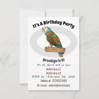 Beispiel für den Cartoon von Saint Vincent amazon Einladung