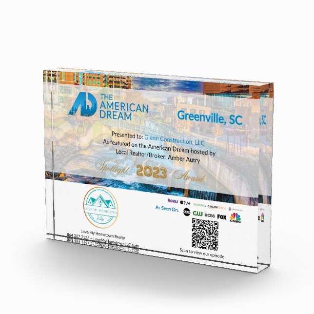 Beispiel für den Host Award Fotoblock (Rechts)