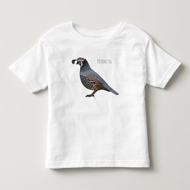 Beispiel für den kalifornischen Cartoon Kleinkind T-shirt (Vorderseite)