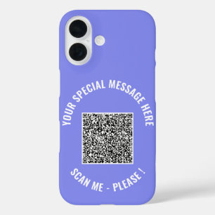 Beispiel für den QR-Code iPhone-Fall: Benutzerdefi iPhone 16 Hülle