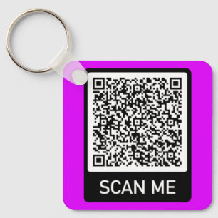 Beispiel für den QR-Schlüsselanhänger personalisie Schlüsselanhänger
