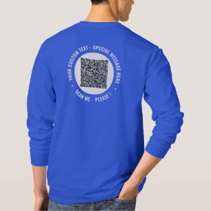 Beispiel für den QR-T - Shirt mit benutzerdefinier