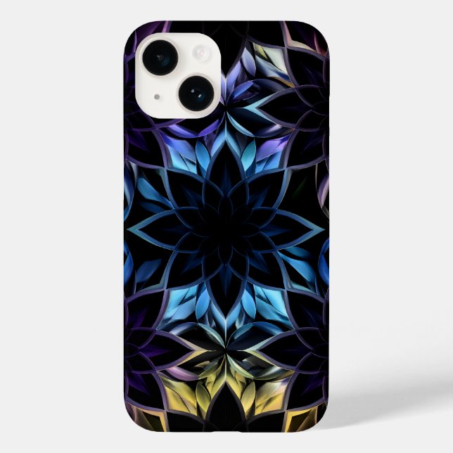 Beispiel für die geometrische Blume Case-Mate iPhone 14 Hülle (Rückseite)