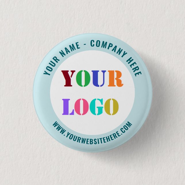 Beispiel für die Werbeaktionen für Ihr Unternehmen Button (Vorderseite)