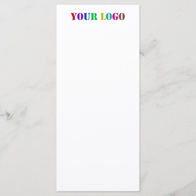 Beispiel für ein benutzerdefiniertes Logo für das  Menükarte (Vorderseite)