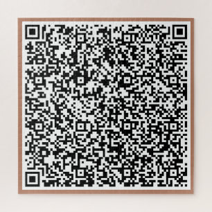 Beispiel für ein QR-Codepuzzle personalisiert