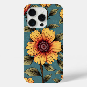 Beispiel für ein strahlendes Sonnenblumenmuster Case-Mate iPhone Hülle