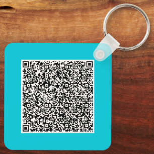 Beispiel für eine benutzerdefinierte QR-Codeprüfun Schlüsselanhänger