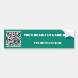 Beispiel für einen benutzerdefinierten QR-Code-Bus Autoaufkleber