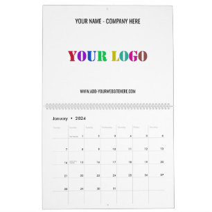Beispiel für einen Kalender für die Werbung für ku