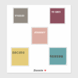 Beispiel für Hex-Code-Palette Aufkleber