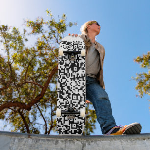 Beispiel für Ihre QR-Code-Scan-Info Skateboard