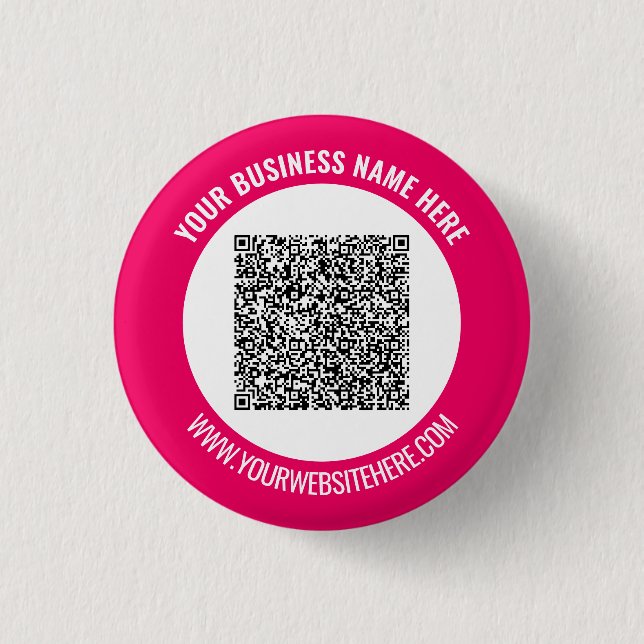 Beispiel für Ihren QR-Code und benutzerdefinierten Button (Vorderseite)
