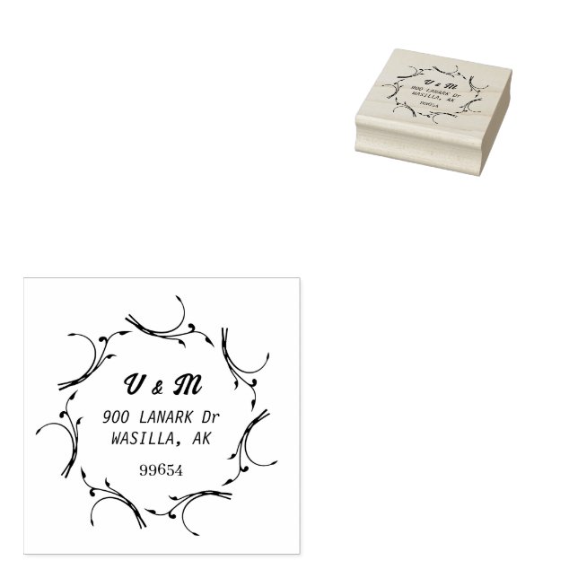 Beispiel für Kanote-Stil-Adresse Gummistempel (Stempel)