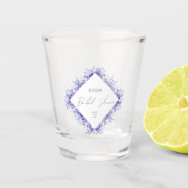 Beispiel für Lila Brautparty im Blumengarten Schnapsglas