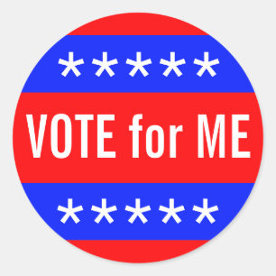 BEISPIEL: NUR FARBE Feuerrot + Ihr Text Runder Aufkleber