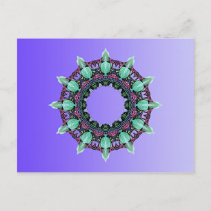 BEISPIEL NUR FARBgradienten - violett Postkarte