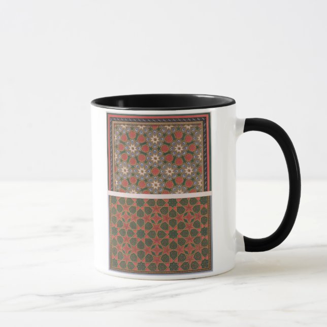 Beispiele der Deckendekorationen, 'von der Tasse (Rechts)