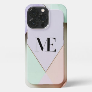 Beispiele für geometrische Pastellfarben iPhone 13 Pro Hülle