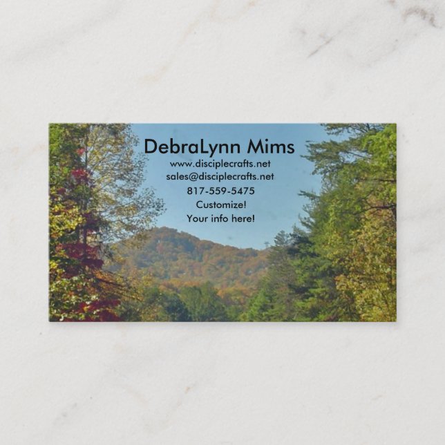 BeispielVisitenkarte 6 Visitenkarte (Vorderseite)