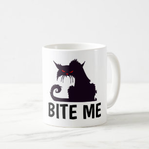 BEISS MICH, KITTY CAT LUSTIGE KAFFEETASSEN